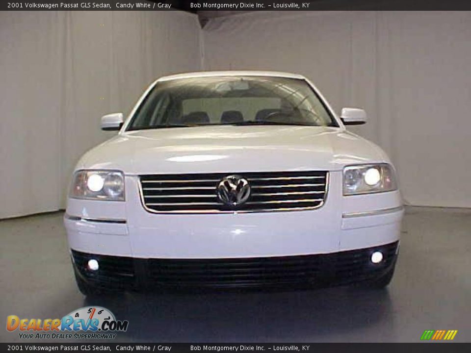 2001 Volkswagen Passat GLS Sedan Candy White / Gray Photo #3