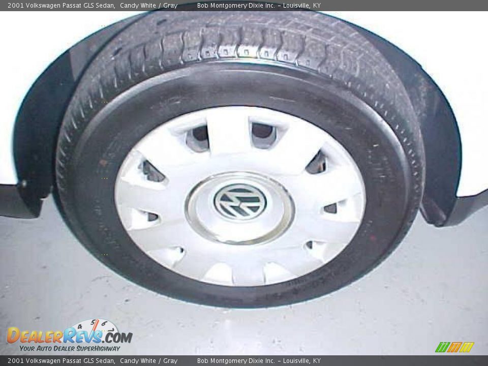 2001 Volkswagen Passat GLS Sedan Candy White / Gray Photo #5