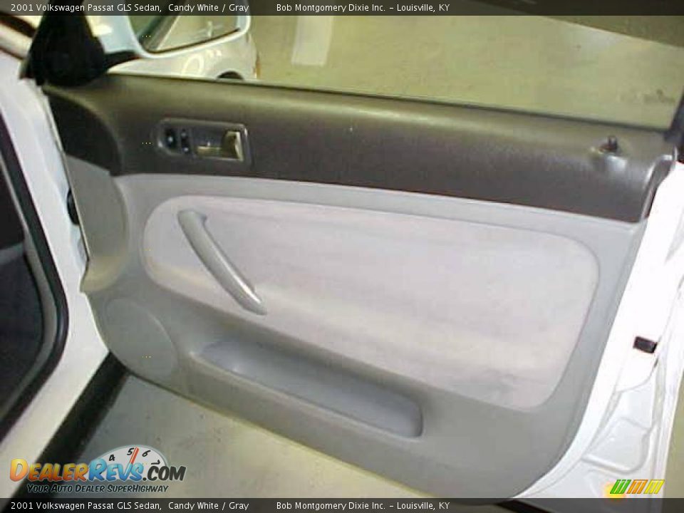 2001 Volkswagen Passat GLS Sedan Candy White / Gray Photo #6