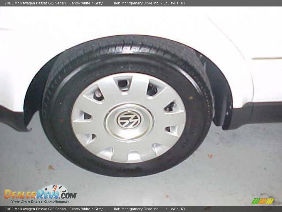 2001 Volkswagen Passat GLS Sedan Candy White / Gray Photo #10