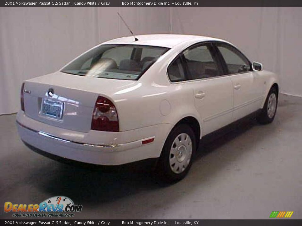 2001 Volkswagen Passat GLS Sedan Candy White / Gray Photo #23
