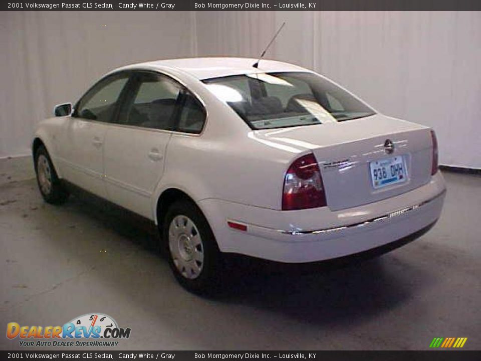 2001 Volkswagen Passat GLS Sedan Candy White / Gray Photo #24