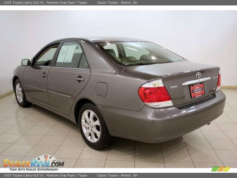 2005 Toyota Camry XLE V6 Phantom Gray Pearl / Taupe Photo #5