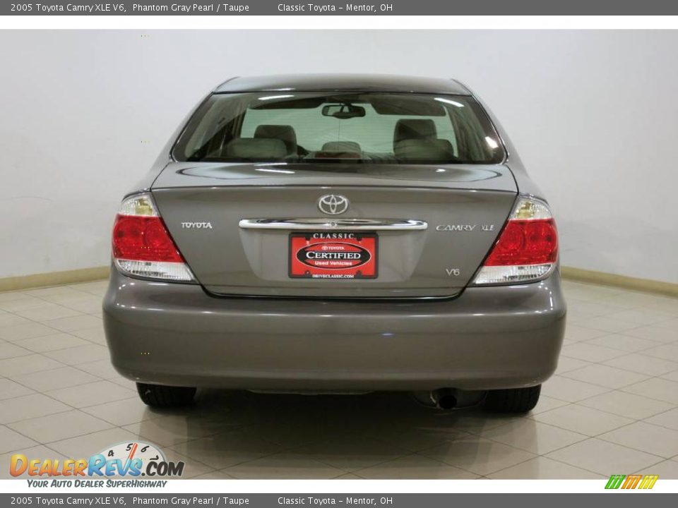 2005 Toyota Camry XLE V6 Phantom Gray Pearl / Taupe Photo #6