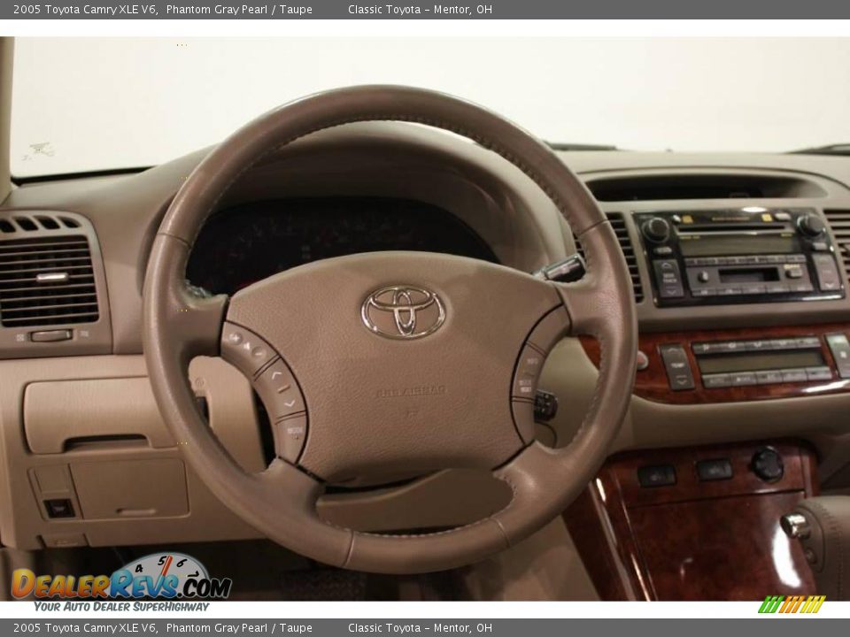 2005 Toyota Camry XLE V6 Phantom Gray Pearl / Taupe Photo #11
