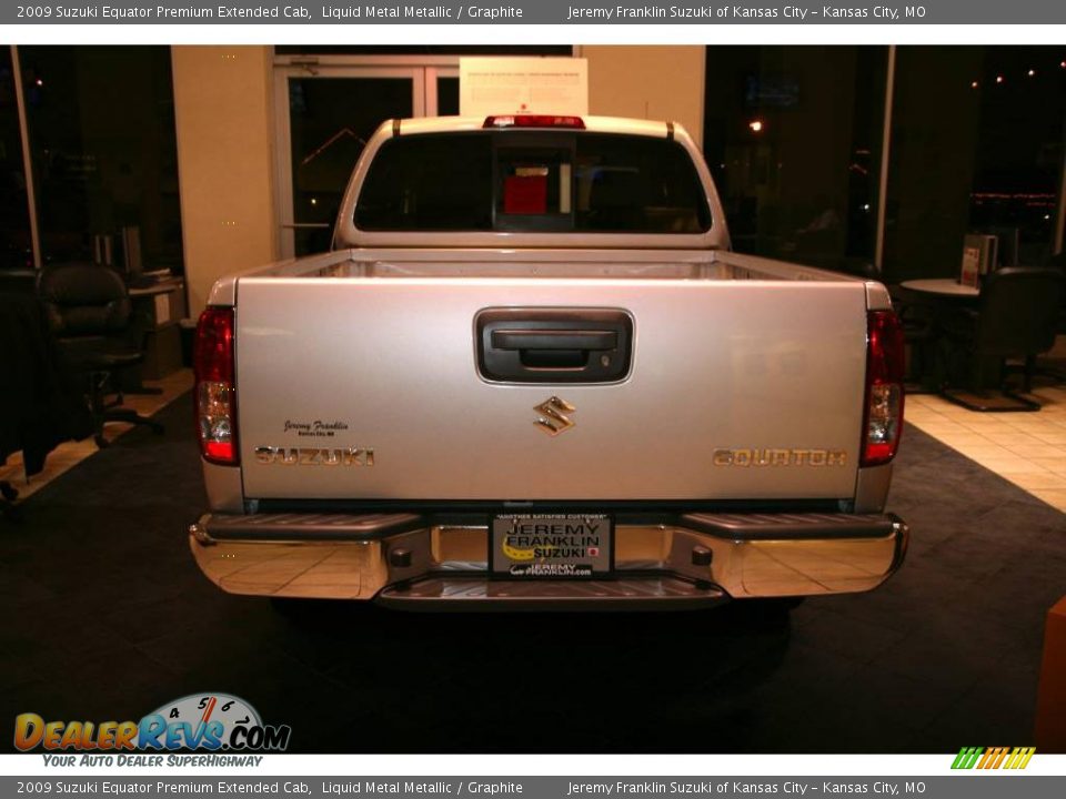 2009 Suzuki Equator Premium Extended Cab Liquid Metal Metallic / Graphite Photo #3