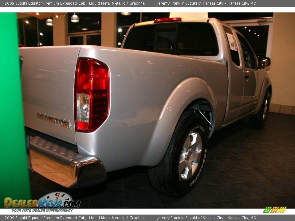 2009 Suzuki Equator Premium Extended Cab Liquid Metal Metallic / Graphite Photo #5