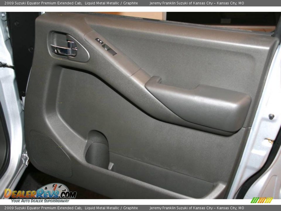 2009 Suzuki Equator Premium Extended Cab Liquid Metal Metallic / Graphite Photo #7