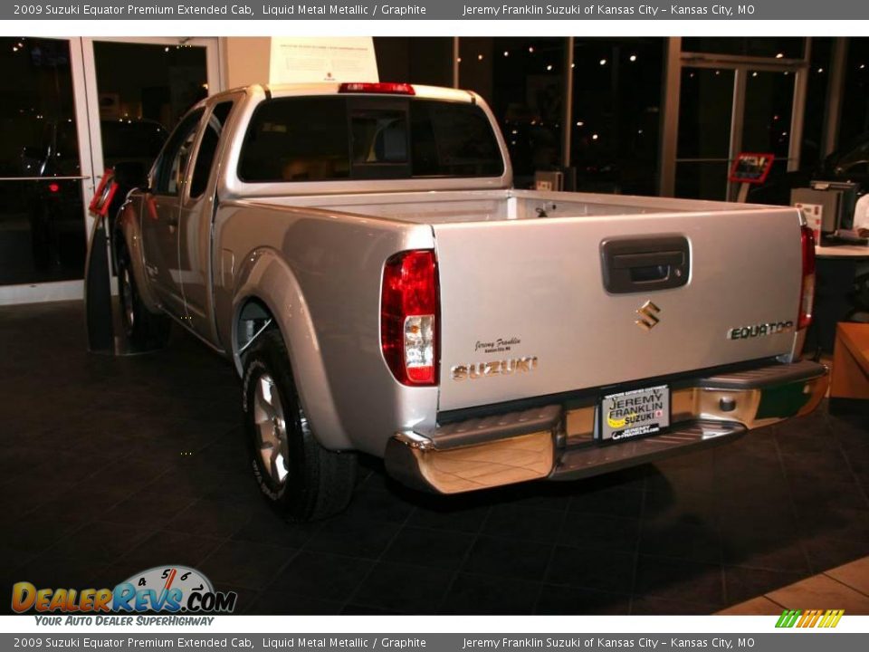 2009 Suzuki Equator Premium Extended Cab Liquid Metal Metallic / Graphite Photo #10