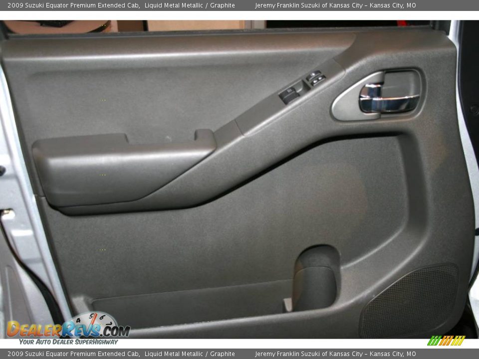 2009 Suzuki Equator Premium Extended Cab Liquid Metal Metallic / Graphite Photo #12