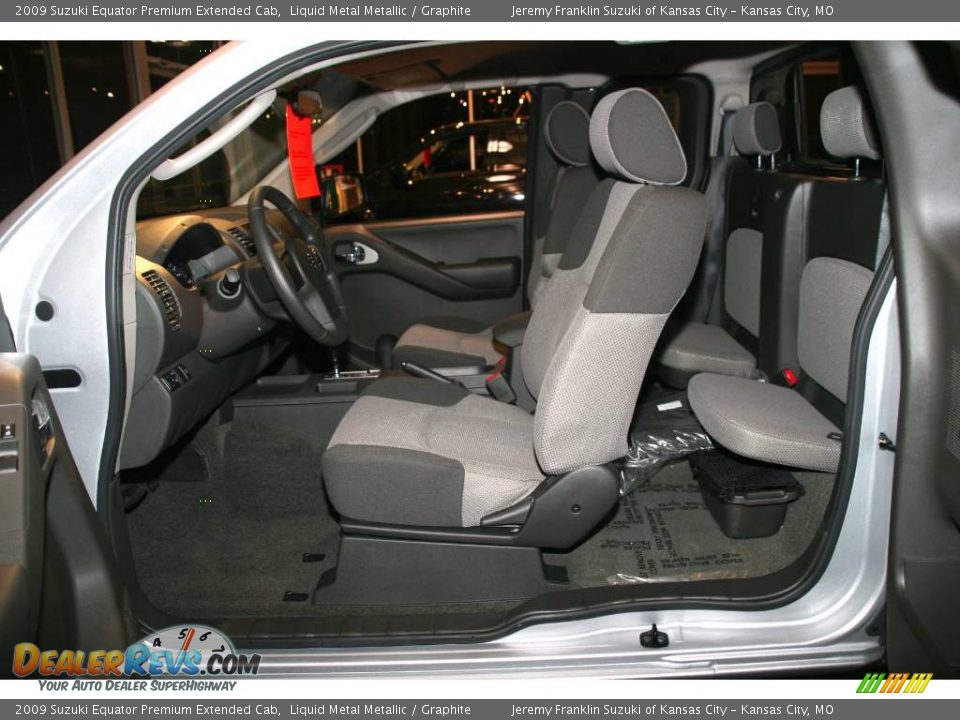 2009 Suzuki Equator Premium Extended Cab Liquid Metal Metallic / Graphite Photo #13