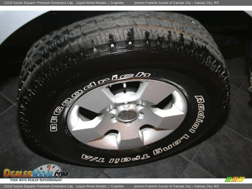 2009 Suzuki Equator Premium Extended Cab Liquid Metal Metallic / Graphite Photo #14