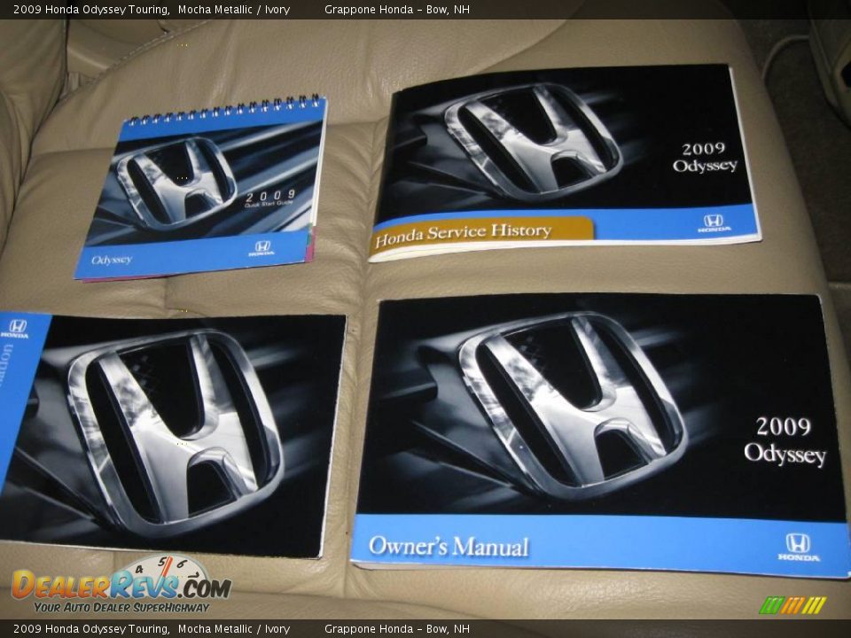 2009 Honda Odyssey Touring Mocha Metallic / Ivory Photo #20