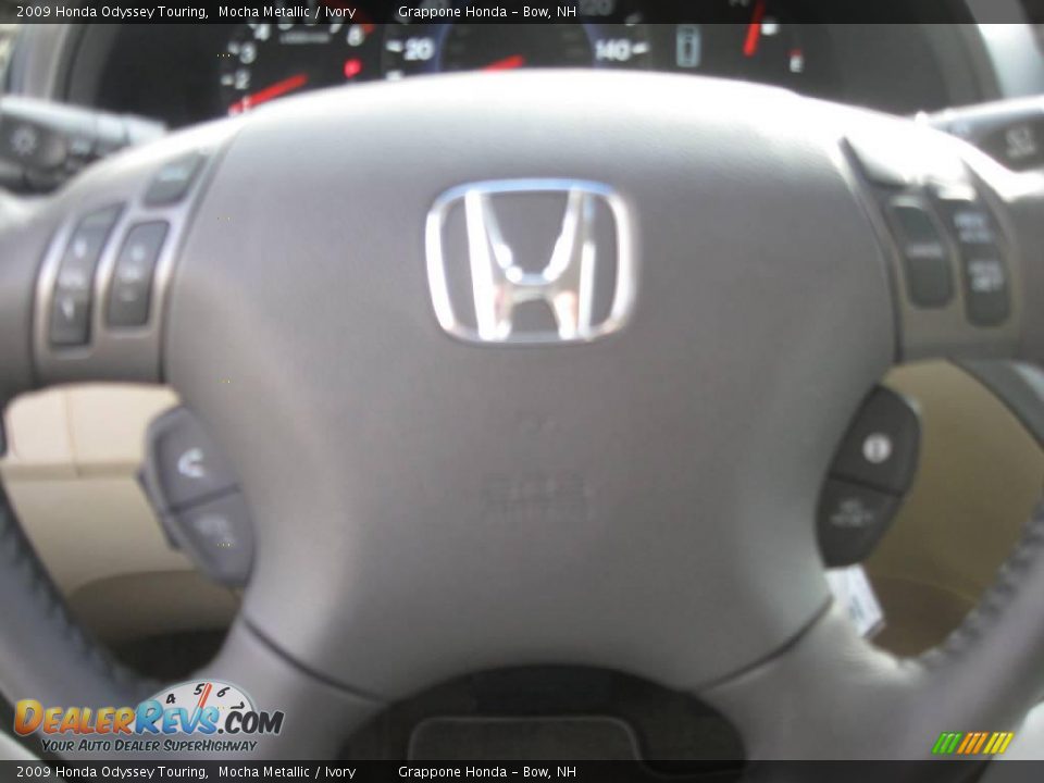 2009 Honda Odyssey Touring Mocha Metallic / Ivory Photo #24