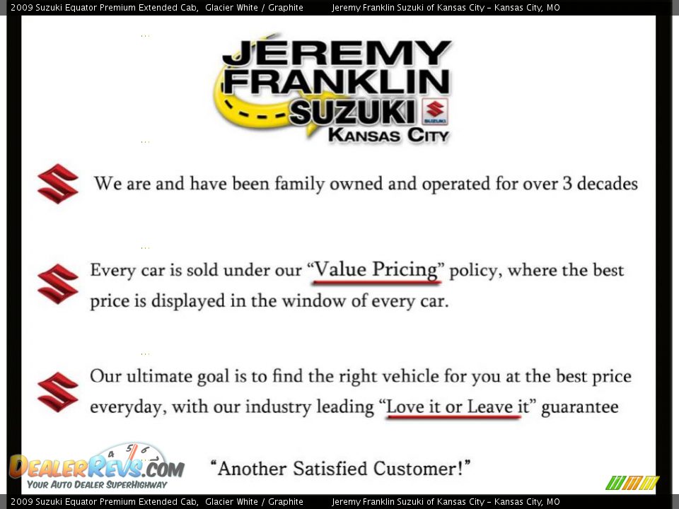2009 Suzuki Equator Premium Extended Cab Glacier White / Graphite Photo #23