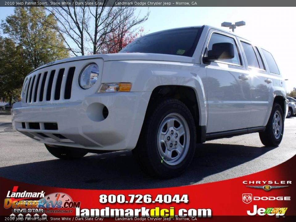 2010 Jeep Patriot Sport Stone White / Dark Slate Gray Photo #1