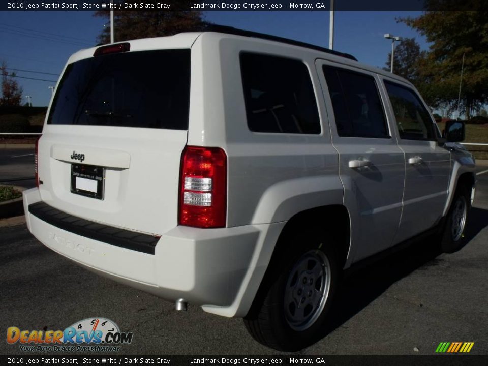 2010 Jeep Patriot Sport Stone White / Dark Slate Gray Photo #3
