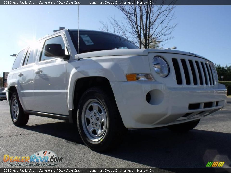 2010 Jeep Patriot Sport Stone White / Dark Slate Gray Photo #4