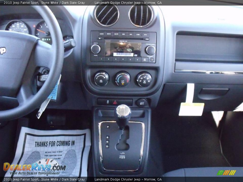 2010 Jeep Patriot Sport Stone White / Dark Slate Gray Photo #11