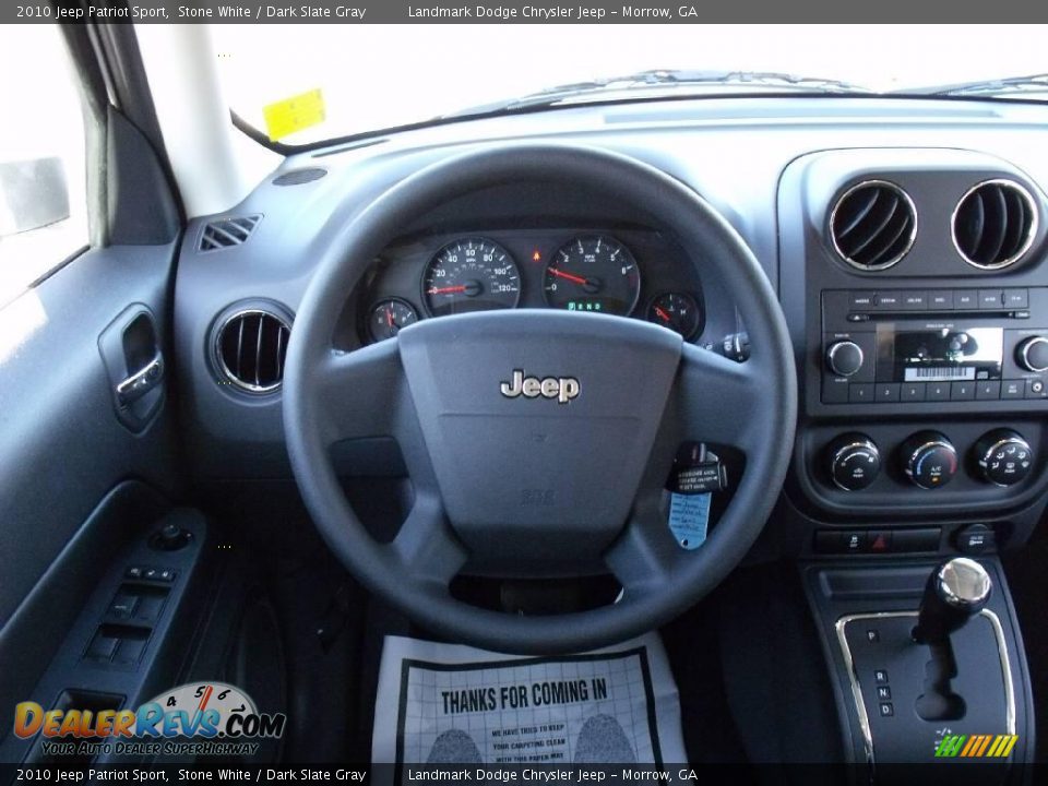 2010 Jeep Patriot Sport Stone White / Dark Slate Gray Photo #12