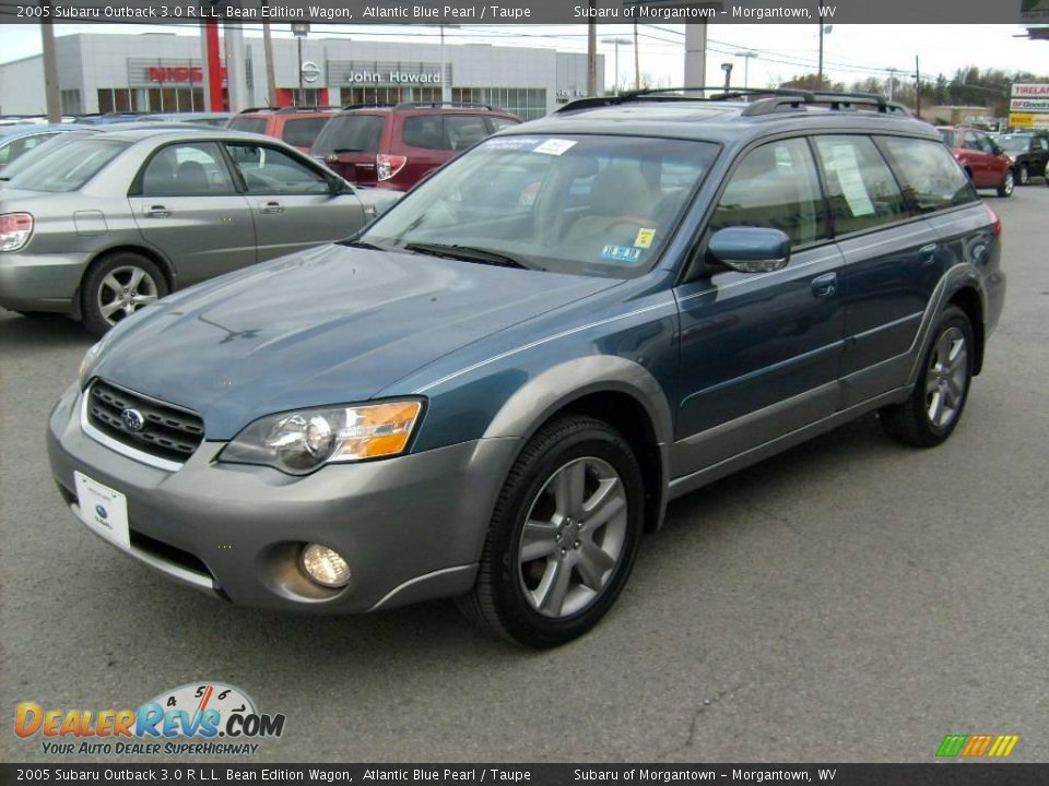 2005 Subaru Outback 3.0 R L.L. Bean Edition Wagon Atlantic Blue Pearl / Taupe Photo #3