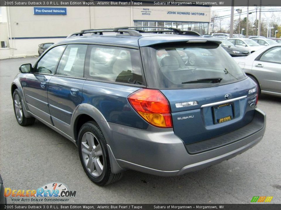 2005 Subaru Outback 3.0 R L.L. Bean Edition Wagon Atlantic Blue Pearl / Taupe Photo #4