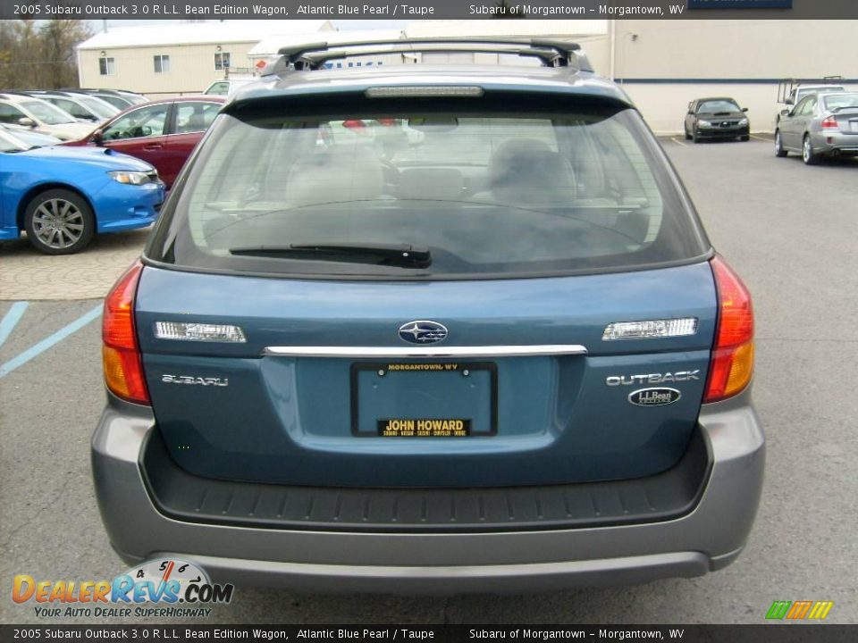 2005 Subaru Outback 3.0 R L.L. Bean Edition Wagon Atlantic Blue Pearl / Taupe Photo #5