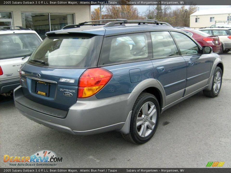 2005 Subaru Outback 3.0 R L.L. Bean Edition Wagon Atlantic Blue Pearl / Taupe Photo #6