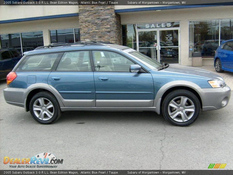 2005 Subaru Outback 3.0 R L.L. Bean Edition Wagon Atlantic Blue Pearl / Taupe Photo #7