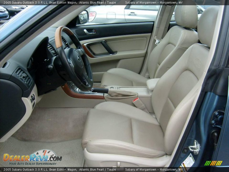 2005 Subaru Outback 3.0 R L.L. Bean Edition Wagon Atlantic Blue Pearl / Taupe Photo #9