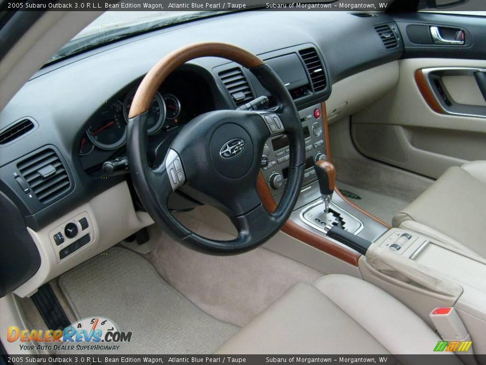 2005 Subaru Outback 3.0 R L.L. Bean Edition Wagon Atlantic Blue Pearl / Taupe Photo #10