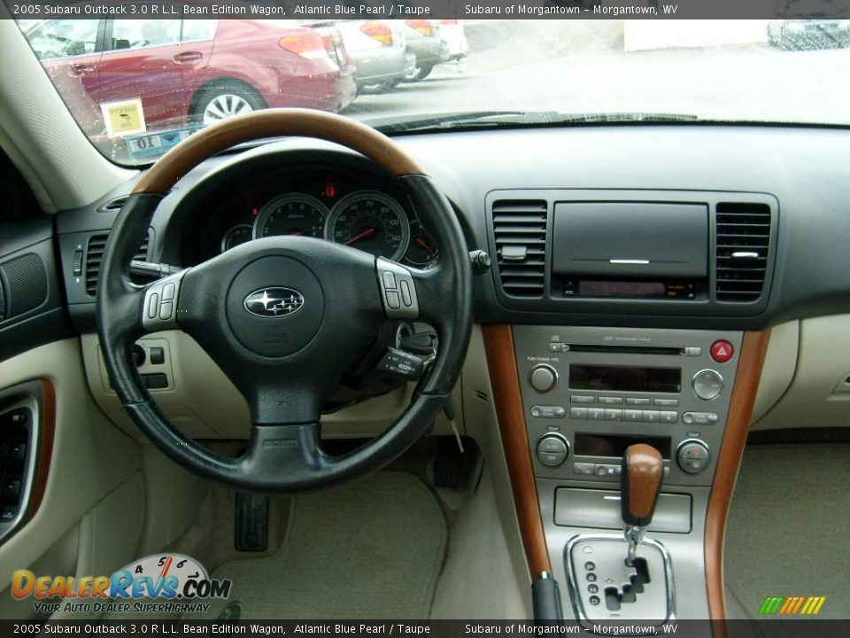2005 Subaru Outback 3.0 R L.L. Bean Edition Wagon Atlantic Blue Pearl / Taupe Photo #14