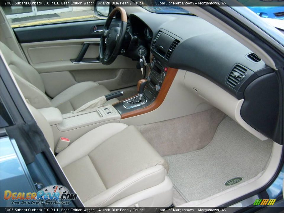 2005 Subaru Outback 3.0 R L.L. Bean Edition Wagon Atlantic Blue Pearl / Taupe Photo #17