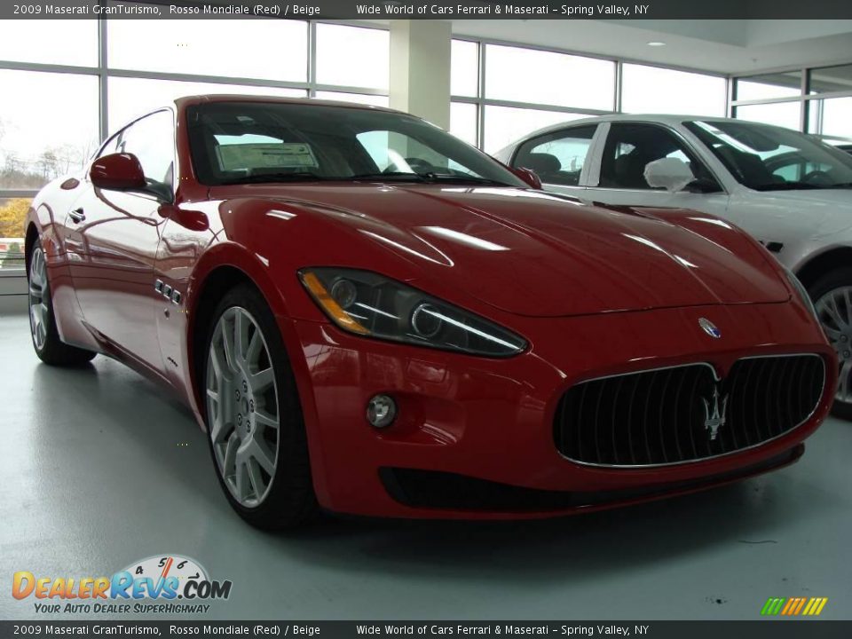 2009 Maserati GranTurismo Rosso Mondiale (Red) / Beige Photo #3