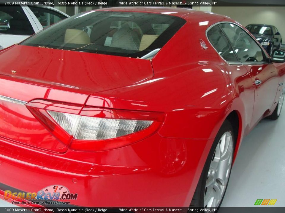 2009 Maserati GranTurismo Rosso Mondiale (Red) / Beige Photo #6