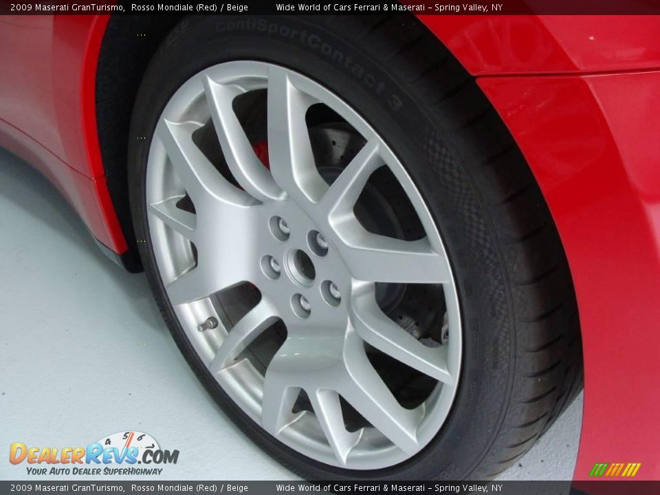 2009 Maserati GranTurismo Rosso Mondiale (Red) / Beige Photo #7