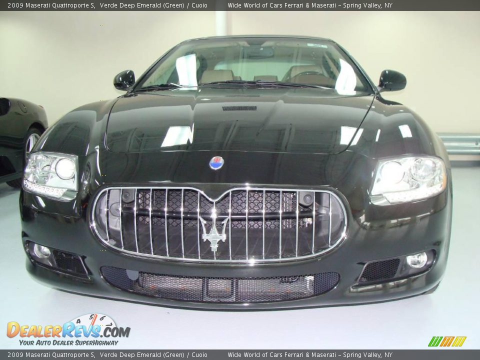 2009 Maserati Quattroporte S Verde Deep Emerald (Green) / Cuoio Photo #2