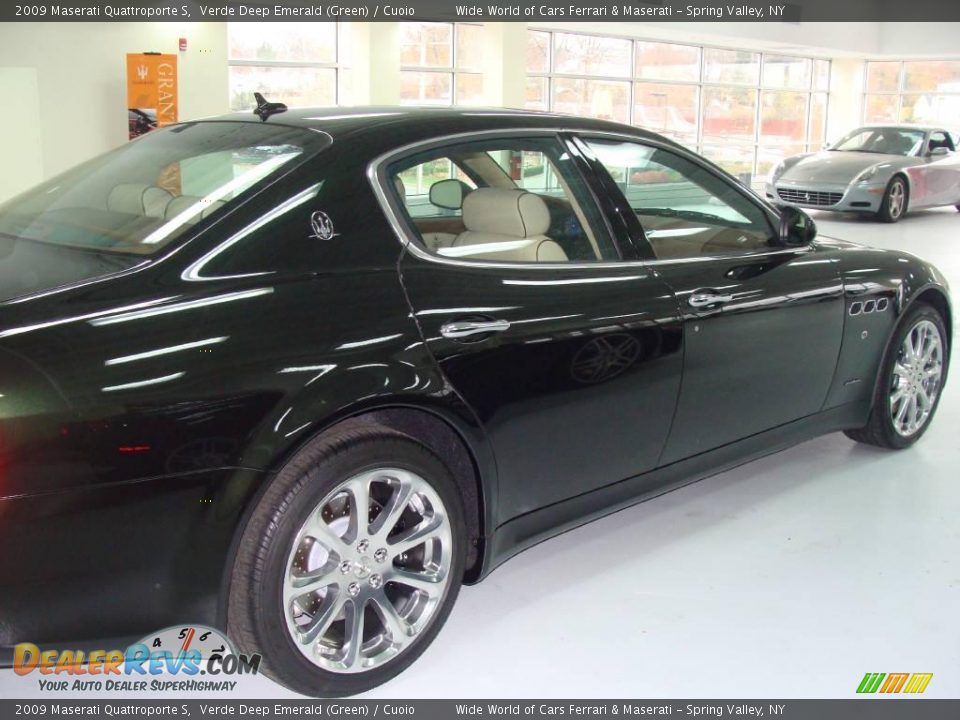2009 Maserati Quattroporte S Verde Deep Emerald (Green) / Cuoio Photo #4