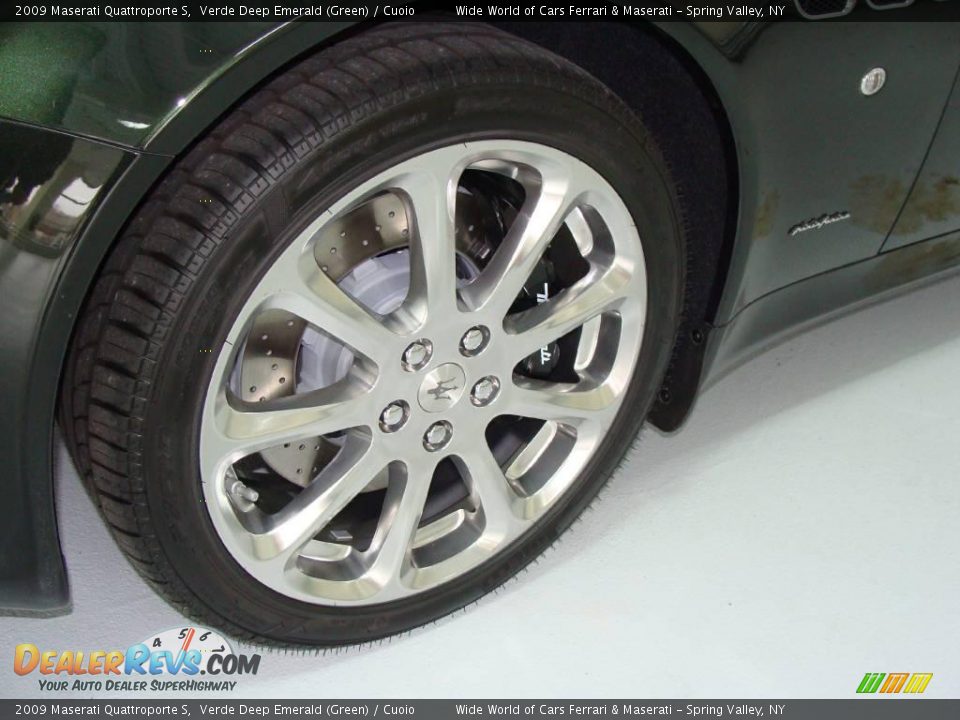 2009 Maserati Quattroporte S Verde Deep Emerald (Green) / Cuoio Photo #8