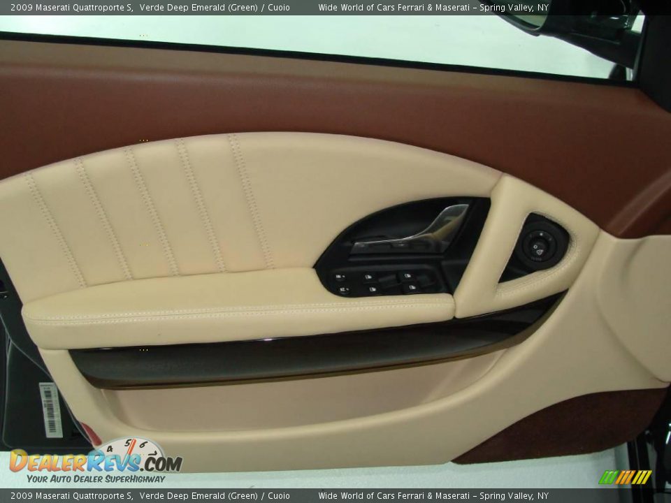 2009 Maserati Quattroporte S Verde Deep Emerald (Green) / Cuoio Photo #9