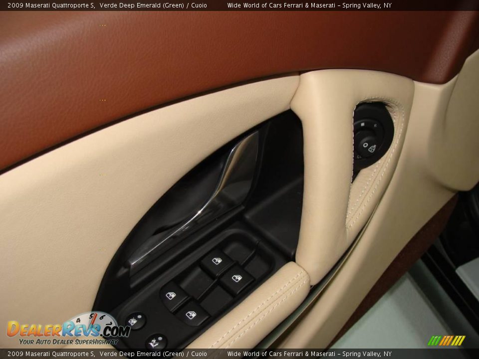 2009 Maserati Quattroporte S Verde Deep Emerald (Green) / Cuoio Photo #10