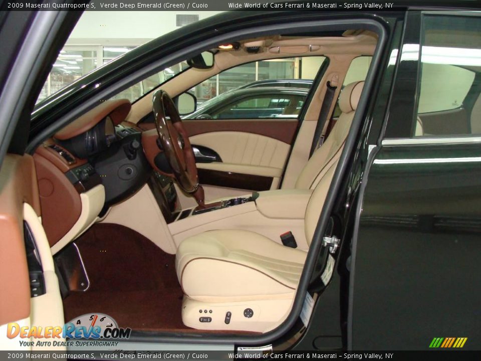 2009 Maserati Quattroporte S Verde Deep Emerald (Green) / Cuoio Photo #11
