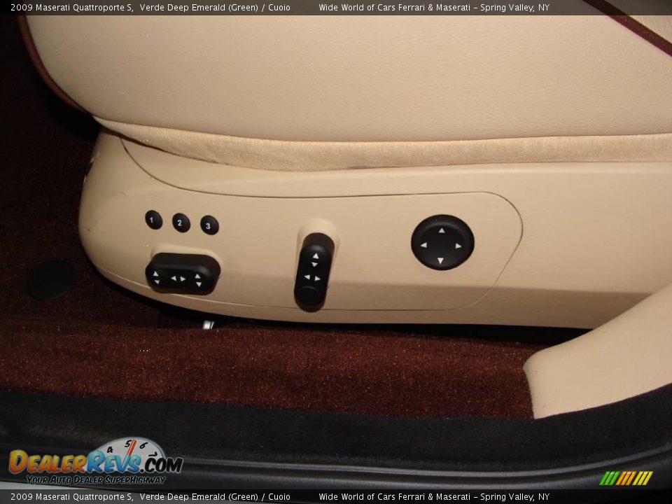2009 Maserati Quattroporte S Verde Deep Emerald (Green) / Cuoio Photo #12