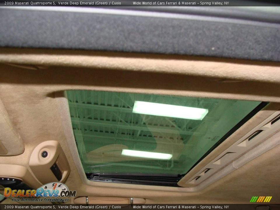 2009 Maserati Quattroporte S Verde Deep Emerald (Green) / Cuoio Photo #13