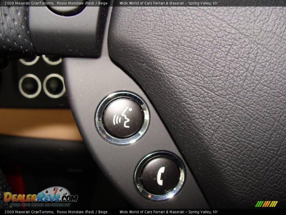 2009 Maserati GranTurismo Rosso Mondiale (Red) / Beige Photo #23