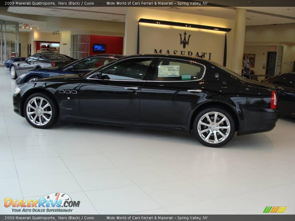 2009 Maserati Quattroporte Nero (Black) / Cuoio Photo #3