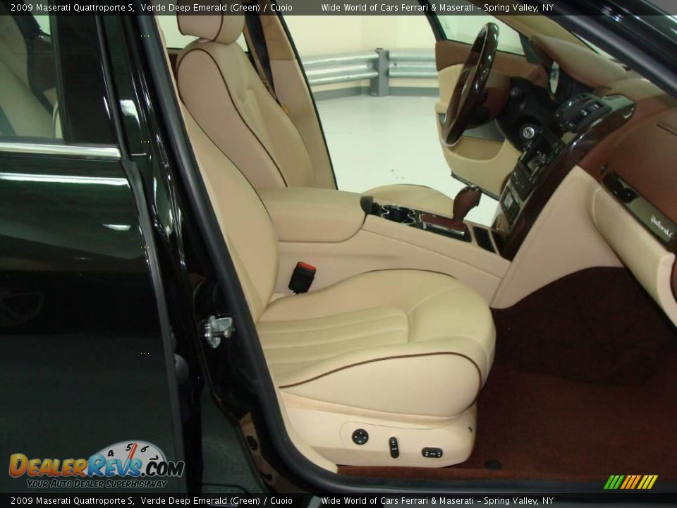 2009 Maserati Quattroporte S Verde Deep Emerald (Green) / Cuoio Photo #16