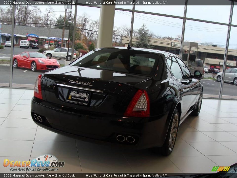 2009 Maserati Quattroporte Nero (Black) / Cuoio Photo #6