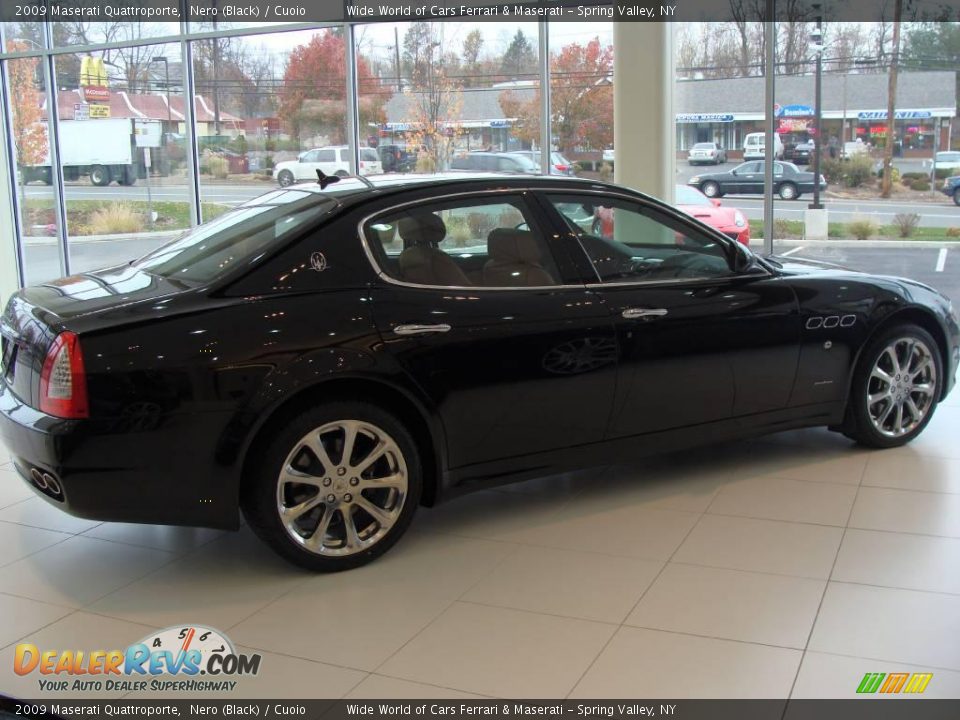 2009 Maserati Quattroporte Nero (Black) / Cuoio Photo #7