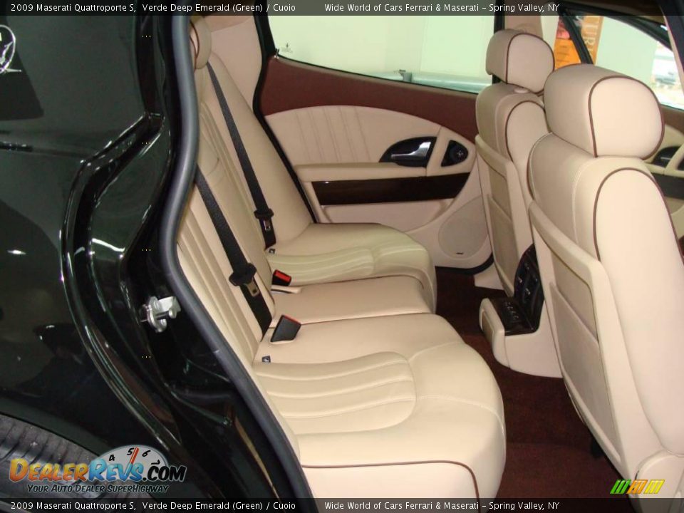 2009 Maserati Quattroporte S Verde Deep Emerald (Green) / Cuoio Photo #18